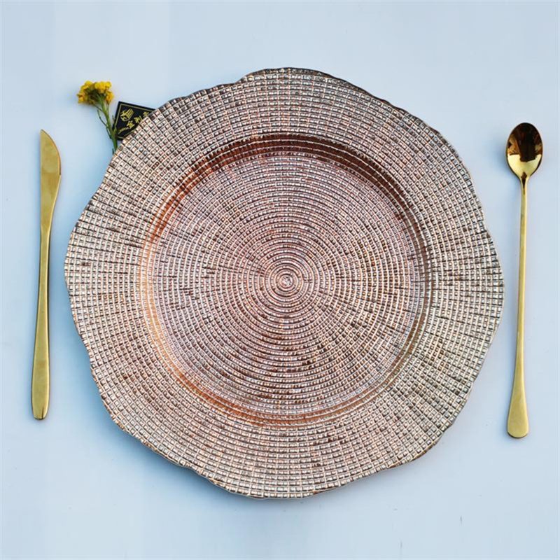 Wholesale Glass Charger Plate PZ-077 - Image 9